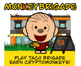 play taco brigade - earn cryptomonkeys