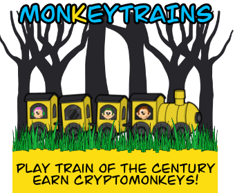 play train of the century - earn cryptomonkeys